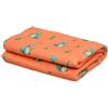 Kiokids TELO MARE BAMBINI IN MICROFIBRA - ARANCIO