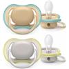 Avent Succhietto Ultra Air 6-18M No Deco Neutro 2 Pezzi