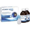 Atomix Wave Dispositivo Per Igiene Rinofaringea Atomix Soluzione Salina 4 Flaconi Da 250 Ml