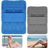 CHONGQILAO Guanto per Rimuovere la Sabbia, 2 Pezzi Remover di Sabbia, Sacchetti per la Rimozione della Sabbia per la Spiaggia, Sacchetto Portatile Rimozione Sabbia per Rimozione Sabbia Morbida (Senza Talco)