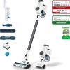 Hoogo SC402 Hoogo S4 Scopa aspirapolvere a batteria 2-in-1, senza filo, senza sacco, lunga autonomia, motore digitale 400W, spazzola motorizzata, luce a LED