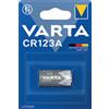 Varta batteria cilindrica cr123a litio blister 1 pezzo