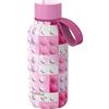 Quokka KIDS SOLID PINK BRICKS | TERMO BOTTIGLIA CON GANCIO IN ACCIAIO INOX 330 ML