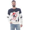 Polo Ralph Lauren pullover uomo con lavorazione fantasia Blu L