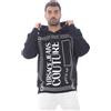 Versace Jeans Couture Verscace Jeans Couture felpa uomo logo peace number Nero M,XL