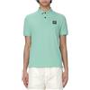 Stone Island polo uomo in cotone piquet Verde