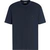 Emporio Armani T shirt Uomo in jersey Blu Navy S,M,L,XXL