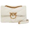 Pinko Borsa Donna LOVE PUFF CLASSIC CL Bianco/Oro TU