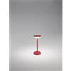 Perenz Illumina Lampada da tavolo Soap LED 2W 188LM 3000K ricaricabile a batterie colore rosso