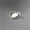 Perenz Illumina OASIS Faretto incasso in alluminio cromo spazzolato orientabile attacco GU10