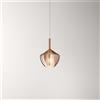 Perenz Illumina Vetro 1 luce attacco E27 Rame Specchiato Rain d.20cm rosone acquistabile separatamente