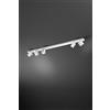 Perenz Illumina Plafoniera Oddy in alluminio colore bianco 5 faretti attacco GU10 orientabili