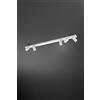 Perenz Illumina Plafoniera in alluminio colore bianco Oddy 5 luci attacco GU10 orientabile d.6cm