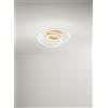 Perenz Illumina Plafoniera in alluminio colore oro opaco Spira LED 63W 3000K 3600Lm dimmerabile
