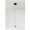 Perenz Illumina Sospensione 1 luce in metallo colore nero Hunter LED 7W 3000K CRI?80 220-240V 50/60Hz 400Lm vetro acquistabile separatamente