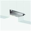 Glem Gas GHE901SI cappa aspirante Incassato Argento 172 m³/h