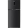 Electroline TME640NV4KE3 frigorifero con congelatore Libera installazione E Nero, Acciaio inox