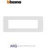 BTICINO JA4807JW Placca 7 moduli in tecnopolimero bianca - MatixGO