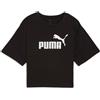 PUMA Maglia cropped Puma con logo Essentials N. 1 da donna