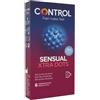 Control - Sensual Extra Dots Profilattici Stimolanti Confezione 6 Pezzi