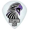 CLAYTON CSAST3812 piccola goccia Sharp Acetal/polimeri per chitarra, 0.38 mm, confezione da 12 pezzi