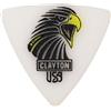 CLAYTON CSART8012 arrotondato triangolo Sharp Acetal/polimeri per chitarra, 0.80 mm, confezione da 12 pezzi