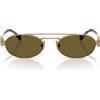 Miu Miu Occhiali da Sole MU54ZS 7OE09Z Oro/Marrone Donna