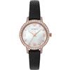 Emporio Armani Orologio da donna, movimento a tre lancette con data, cassa in acciaio inossidabile da 32 mm con cinturino in pelle ProPlanet, AR11485