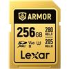 Lexar Professional Gold Armor Scheda SD UHS-II V60 R280/W210 MB/s IP68 - 256GB | ✅Prezzo competitivo
