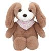 Depesche 13172 Princess Mimi - Peluche Cane Milo Marrone e Bianco, con Lunghe Orecchie Pendenti, Peluche di Circa 25 cm con Foulard a Fiori