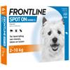 Frontline spot-on antiparassitario per cani S (2 - 10 kg) 3 pipette
