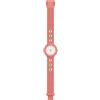 HIP HOP Orologio HWU0589 DONNA CRYSTAL quadrante MONO-COLORE BIANCO movimento SOLO TEMPO - 3 LANCETTE QUARZO e CINTURINO SILICONE ARANCIONE
