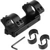 ToopMount Anello di Montaggio Universale per cannocchiale 30 mm 1 25,4 mm Larghezza Base 20 mm Guida Picatinny 11 mm Guida a Coda di Rondine Base Integrata per Montaggio Basso