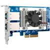 QNAP QXG-10G2T scheda di rete e adattatore Interno Ethernet 10000 Mbit/s