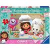 Ravensburger - Puzzle Gabby's Dollhouse A, Collezione Giant Pavimento, Idea Regalo per Bambini 3+ Anni, Gioco Educativo e Stimolante, 24 Pezzi Giganti, 70x50 cm