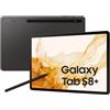 Samsung Galaxy Tab S8+ Tablet Android 12.4 Pollici 5G RAM 8 GB 256 GB Tablet Android 12 Graphite [Versione italiana] 2022