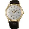 Orient Classic Bambino V2 - Orologio Uomo Automatico a Carica Manuale Elegante Cinturino In Pelle Marrone Cassa In Acciaio Quadrante Grigio - TAC00003W0 AC00003W