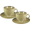 Namai Casa Set 2 Tazze Colazione con Piattino - Tazze tè - Fango