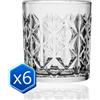 Namai Casa Set di 6 Bicchieri Americano Cocktail - 330 ML - Adatti in Lavastoviglie e Microonde - Vetro Resistente - Bicchieri Cocktail - Bicchieri Negroni - Bicchieri Particolari