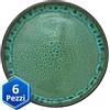 Namai Casa Servizio Piatti 6 Persone in Porcellana - Emerald - L'Eleganza che trasforma la tua tavola 6 Piatti Piccoli