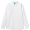 United Colors of Benetton Camicia 5XNUUQ02H, Bianco Ottico 101, M Uomo