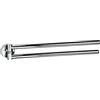 Colombo Design Basic Porta Salviette B2712 Doppio A Snodo Cromo