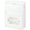 Annmore Raccoglitore per cassetta delle lettere, bianco, per porte in vetro UPVC, in legno e metallo, per interni in feltro, autoadesive o appese a ganci a vite, 30x40 cm
