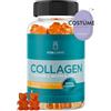 VitaYummy Collagen Vitamin Gummies al gusto tropicale - collagene idrolizzato da Verisol® + Biotina, Vitamina C e Zinco - Compresse masticabili - 60 Orsetti Vitamina