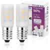 YzzYzz Lampadine LED E14, 2700K Luce Calda Lampade LED, 1.8W E14 Lampadina Equivalenti a 25W, 245 Lumen Non Dimmerabile Nessun Sfarfallio Risparmio Energetico Lampadina E14, Confezione da 2 Pezzi