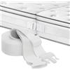 GOIEHIR Supporto per Materasso,10 m x 5 cm Cinghia per Letto Matrimoniale, Connettore Materasso Collegato, Staffa Ferma Materasso, per Letti Matrimoniali, Connettore Materasso, Bianco