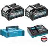 Makita Kit energia 40V Makita® 191J97-1 ( 2 X batterie 40V 4.0Ah + DC40RA )