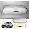 LUWU Scatola Porta Occhiali da Sole per Kia Sportage NQ5/EV6/CEED CEEDX/K3/K5 DL3/Forte 2021-2024 2025 Custodia per Occhiali da Sole EV6 GT/GT Line Interna Accessori (Grigio)