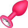 DUKESTON Mini Plug Anale Rosa Anal Plug Diamante Anale Plug Donna Silicon Butt Plug Anal Small Butt Plug Soft Anal But Plug Dilatatore Ano Uomo (Silicone e Diamant Anale Trasparente)