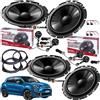 Pioneer EvoTuning Kit 8 Casse Altoparlanti Pioneer TSG-170C Ant+Post per Fiat 500X